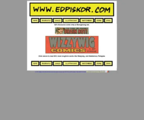 Edpiskor.com(Ed Piskor's Comics & Stories) Screenshot