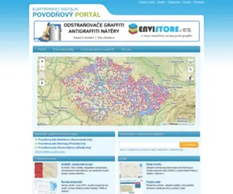 EDPP.cz(Elektronický digitální povodňový portál) Screenshot