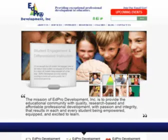 Edprodevelopment.com(Professional Development for Educators) Screenshot