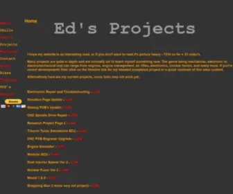 Edproject.co.uk(Ed's Projects) Screenshot