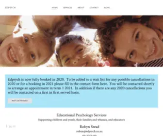 Edpsych.co.nz(Educational Psychology Auckland) Screenshot