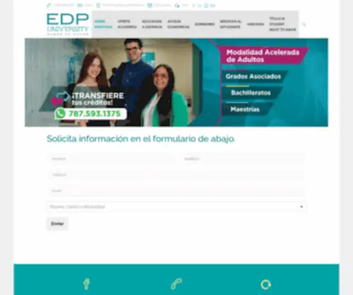 Edpuniversity.edu(Saber es Poder) Screenshot