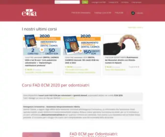 Edracorsi.it(EDRA CORSI ECM) Screenshot