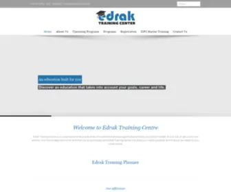 Edraktraining.com(Edrak Training Centre) Screenshot