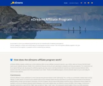 Edreams-Partners.com(Your website allows you to earn money) Screenshot