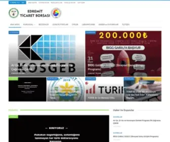 Edremittb.org.tr(Edremit Ticaret Borsas) Screenshot