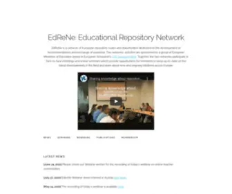 Edrene.org(Educational Repository Network) Screenshot