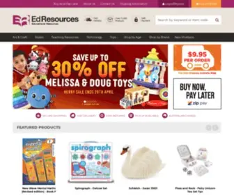 Edresources.com.au(Educational Toys) Screenshot