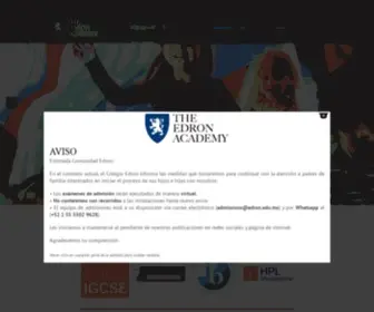 Edron.edu.mx(The Edron Academy) Screenshot