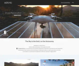 Edronic.com(Drone Charging Station for Automated drone operations) Screenshot