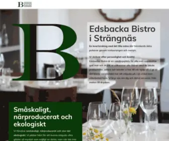 Edsbackabistro.se(Edsbacka Bistro Strängnäs) Screenshot