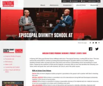 EDS.edu(Episcopal Divinity School) Screenshot