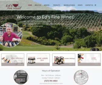 Edsfinewines.com(Wine Store) Screenshot