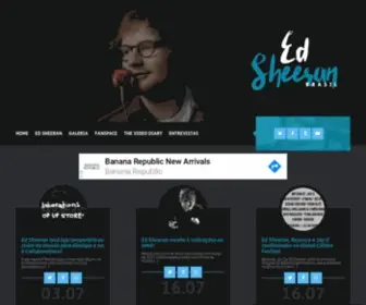 Edsheeran.com.br(Ed Sheeran Brasil) Screenshot