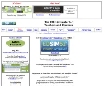 Edsim51.com(The 8051 Simulator for Teachers and Students) Screenshot