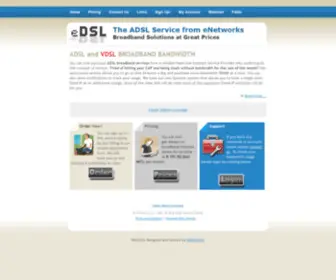 EDSL.co.za(ADSL Broadband Services) Screenshot