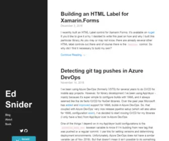 Edsnider.net(Ed Snider) Screenshot