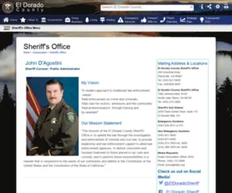 Edso.org(El Dorado County Sheriff's Office) Screenshot