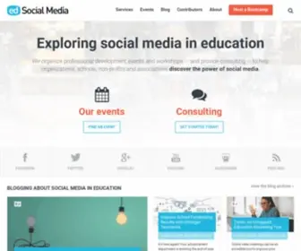 Edsocialmedia.com(Exploring the Role of Social Media in Education) Screenshot