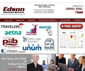 Edsoninc.org(Edson Insurance Services Inc) Screenshot