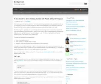Edspencer.net(Ed Spencer) Screenshot