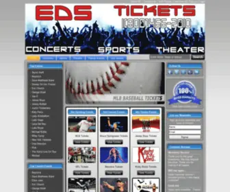 Edstickets.com(Edstickets) Screenshot