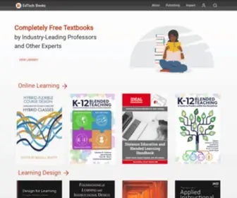 Edtechbooks.org(EdTech Books) Screenshot