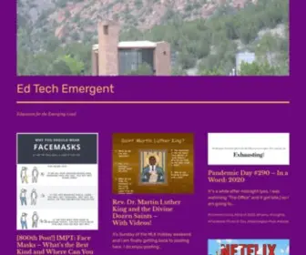 Edtechemergent.com(Education for the Emerging Good) Screenshot