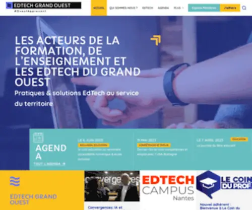 Edtechgrandouest.fr(Accueil) Screenshot