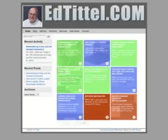 Edtittel.com(Ed Tittel) Screenshot