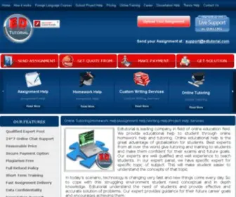 Edtutorial.com(Assignment help) Screenshot