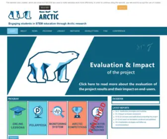 Edu-Arctic.eu(Arctic) Screenshot