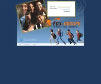 Edu-Groupe.qc.ca(édu) Screenshot