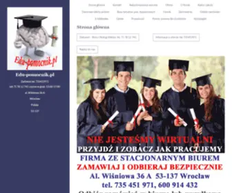 Edu-Pomocnik.pl(Pomoc w pisaniu prac) Screenshot