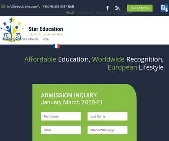 Edu-Ukraine.com(Study in Ukraine for Foreign Students) Screenshot