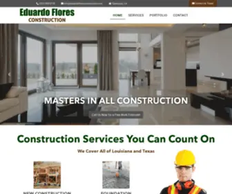 Eduardofloresconstruction.com(Eduardo Flores Construction) Screenshot