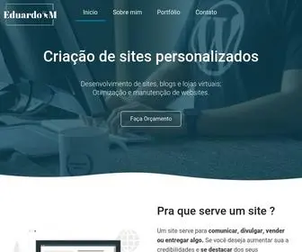 Eduardom.com.br(EduardoM Web Designer Freelancer) Screenshot