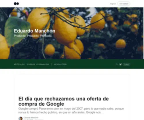 Eduardomanchon.com(Weblog) Screenshot