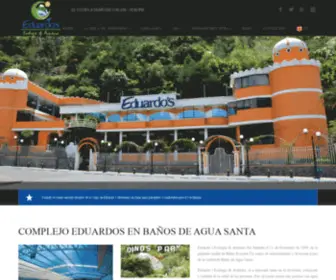 Eduardosbanosecuador.com(Complejo Turistico Eduardos Banos Ecuador) Screenshot