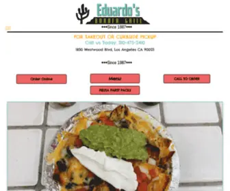 Eduardosbordergrill.com(Southwestern Style Food) Screenshot