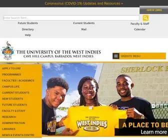 Edu.bb(The University of the West Indies at Cave Hill) Screenshot