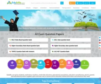 Edubilla.com(Global education portal with worldwide government) Screenshot