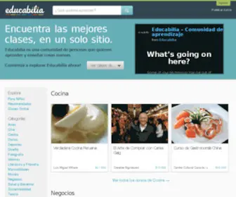 Educabilia.cl(Comunidad de aprendizaje) Screenshot