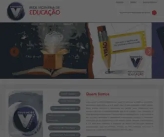 Educacaovicentina.com.br(Ensino médio) Screenshot