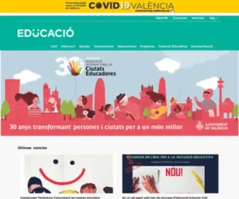 Educacio-Valencia.es(Educació) Screenshot