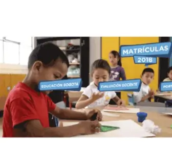 Educacionbogota.edu.co(Secretaría) Screenshot