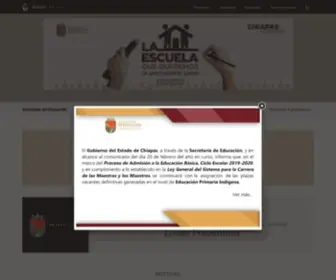 Educacionchiapas.gob.mx(Secretaría) Screenshot