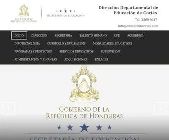 Educacioncortes.com(Inicio) Screenshot