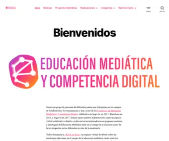 Educacionmediatica.es(Educación Mediática y Competencia Digital) Screenshot