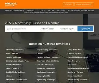 Educaedu-Colombia.com(Maestrías y Cursos en Colombia) Screenshot
